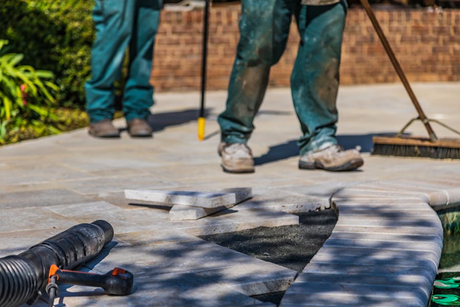 Masonry and paver repair in Dallas