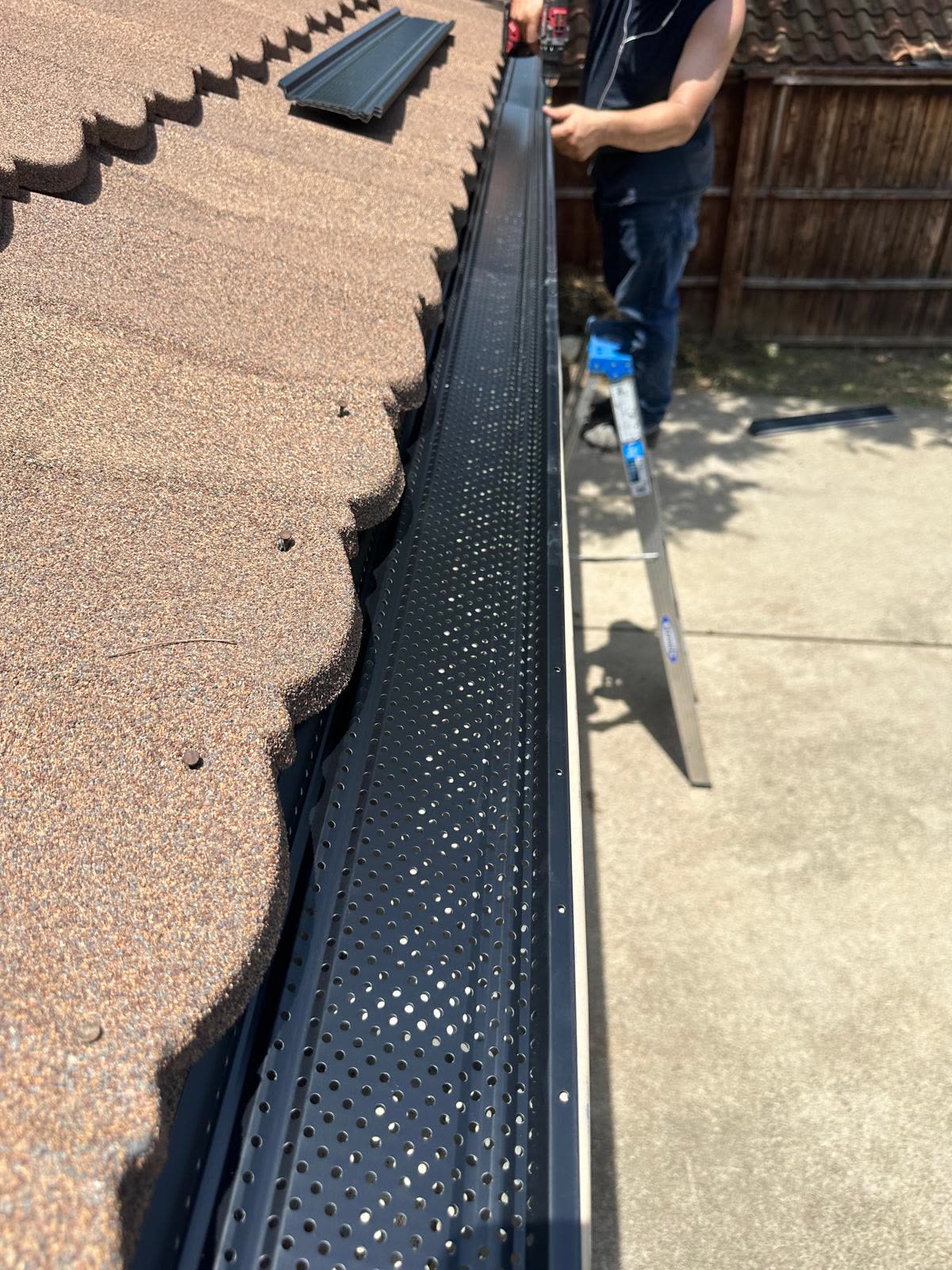 Gutters, Drainage & Landscape before and after 2