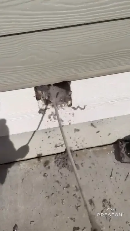 Dryer vent cleaning job preview