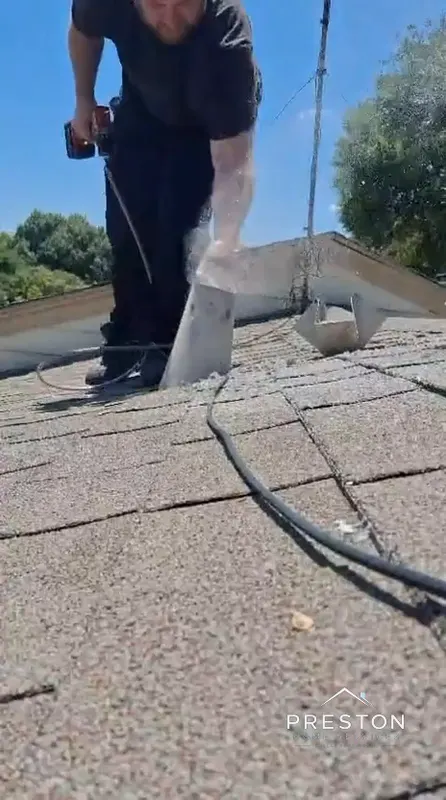 Dryer vent cleaning job preview