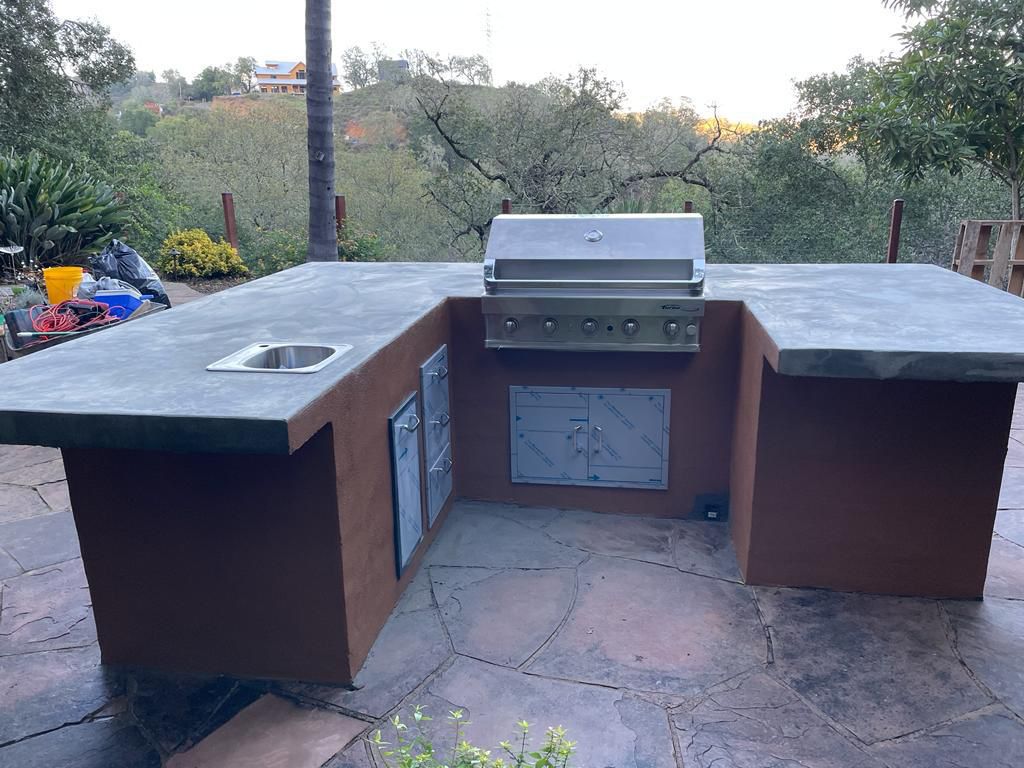 Outdoor kitchen build Plano TX