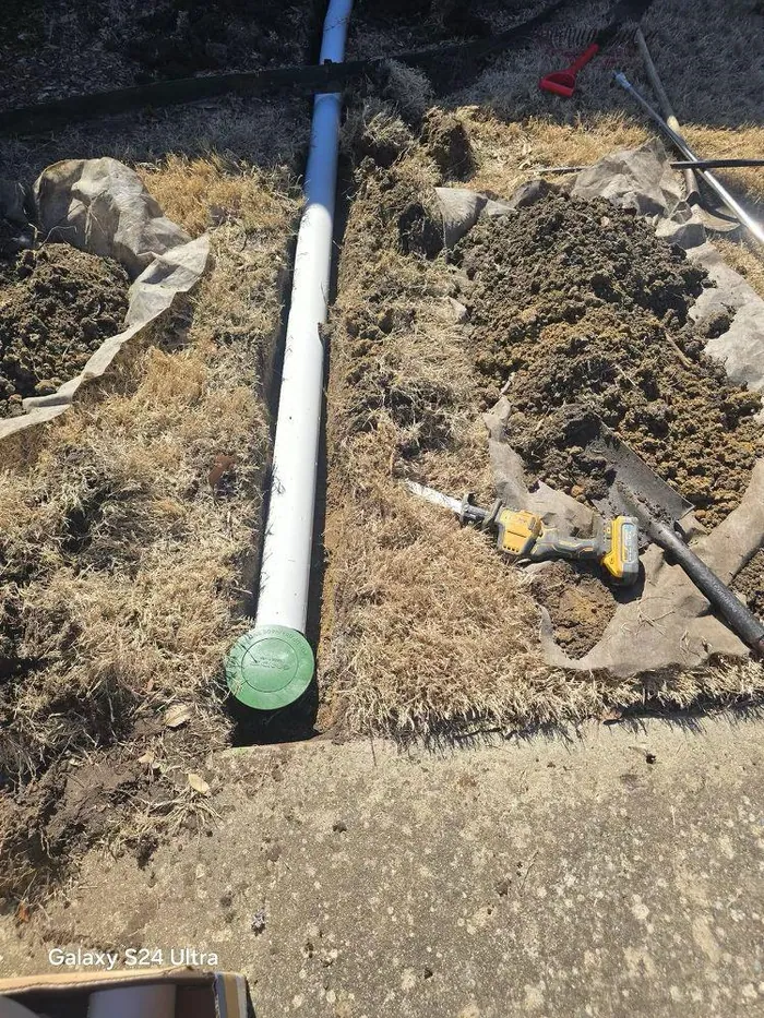 Underground drainage installation Dallas TX