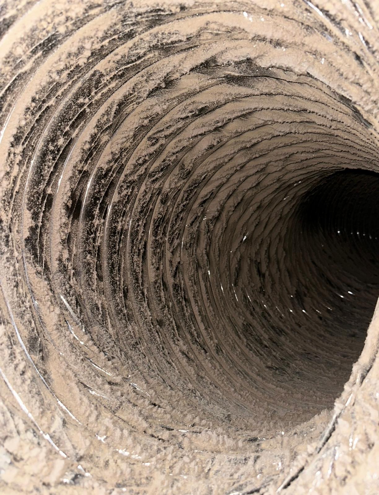 Dryer vent before cleaning McKinney TX