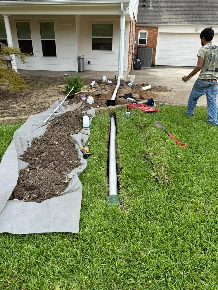 Foundation drainage system Frisco TX