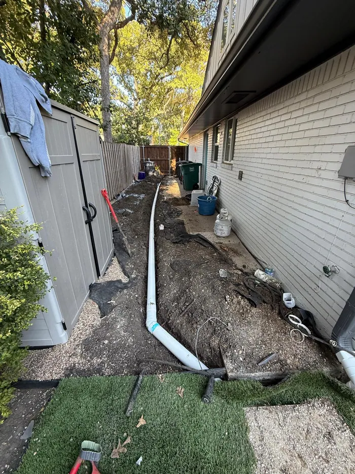 PVC drainage installation Allen TX