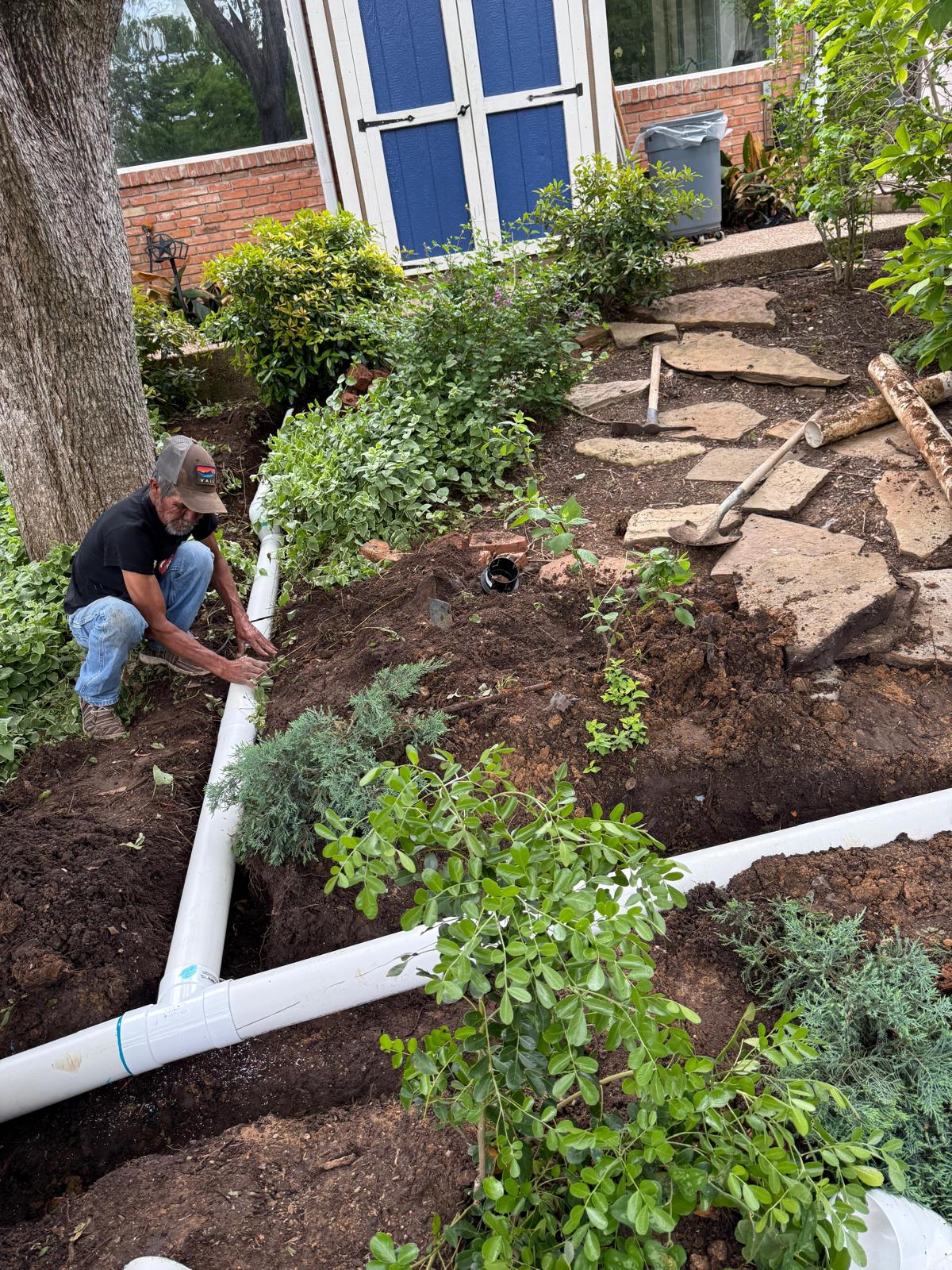 Drainage near foundation Garland TX