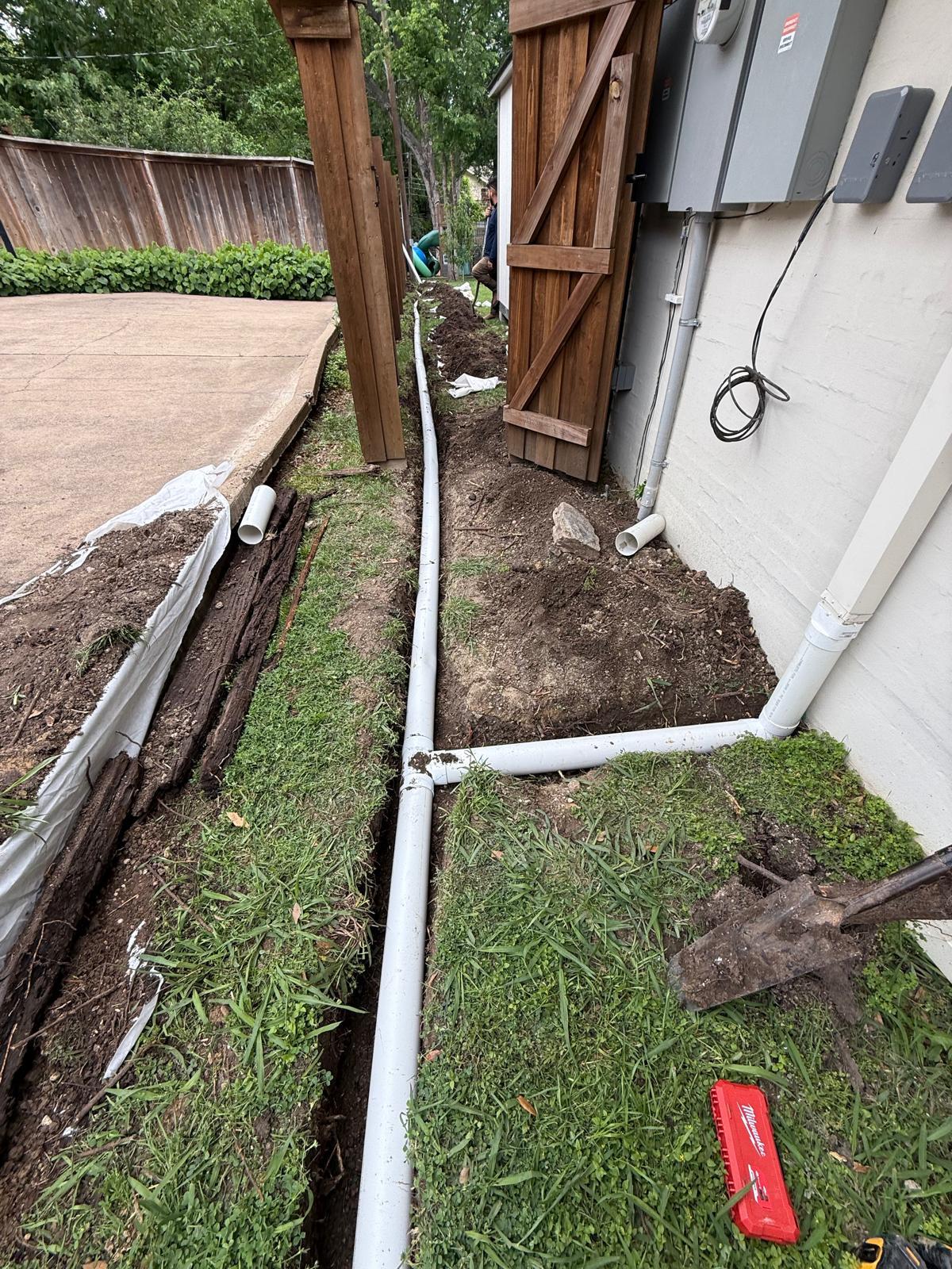 Underground pipe system Irving TX